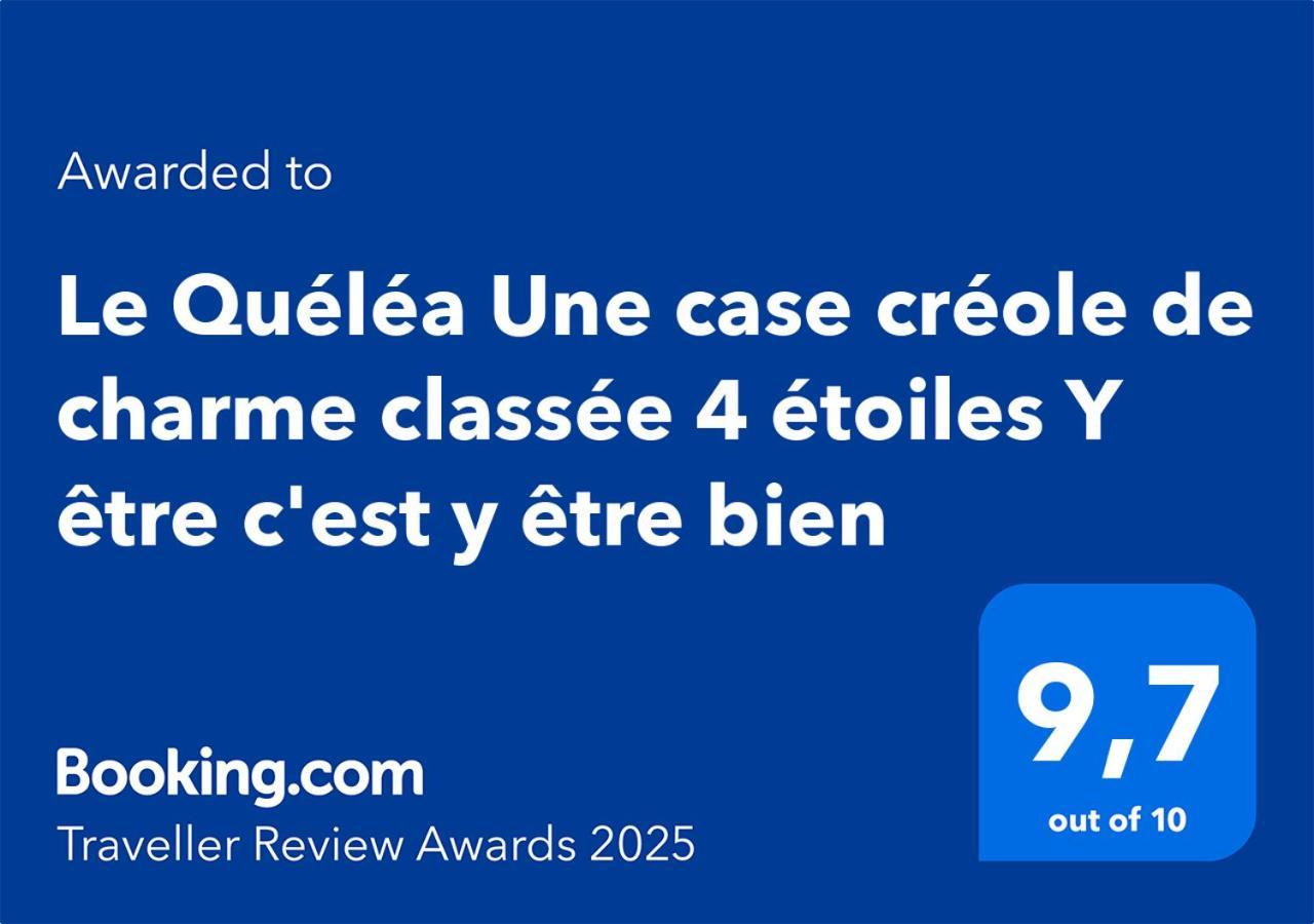 Le Quelea Une Case Creole De Charme Classee 4 Etoiles Y Etre C'Est Y Etre Bien Noël Kültér fotó